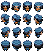 Rhea running sprites