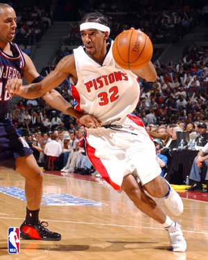 Rip Hamilton of the Detroit Pistons