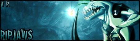 RipJaws banner?! 

Okay,okay,okay ... This is also a non-pokemon art. This a banner I made with one of Ben10's awesome aleins, RIPJAWS!

~Don't steal 