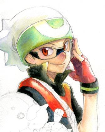 ruby, not by me, but the coloring is so very awesome 
0-0
pokémon adventure manga!