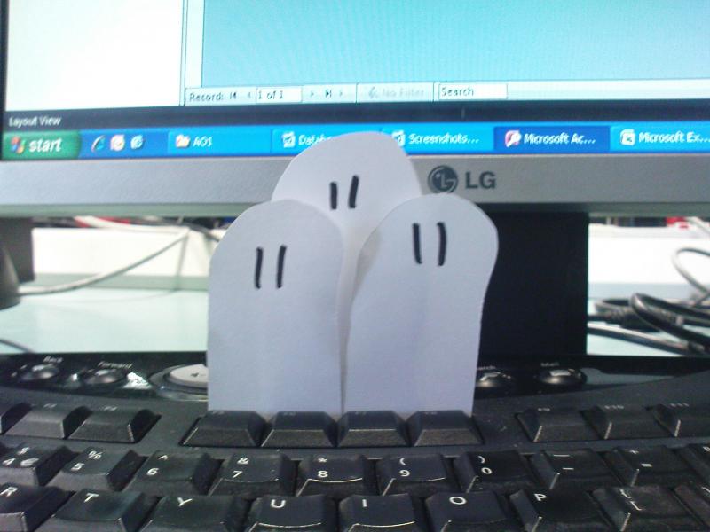 School Keyboard Ghosts