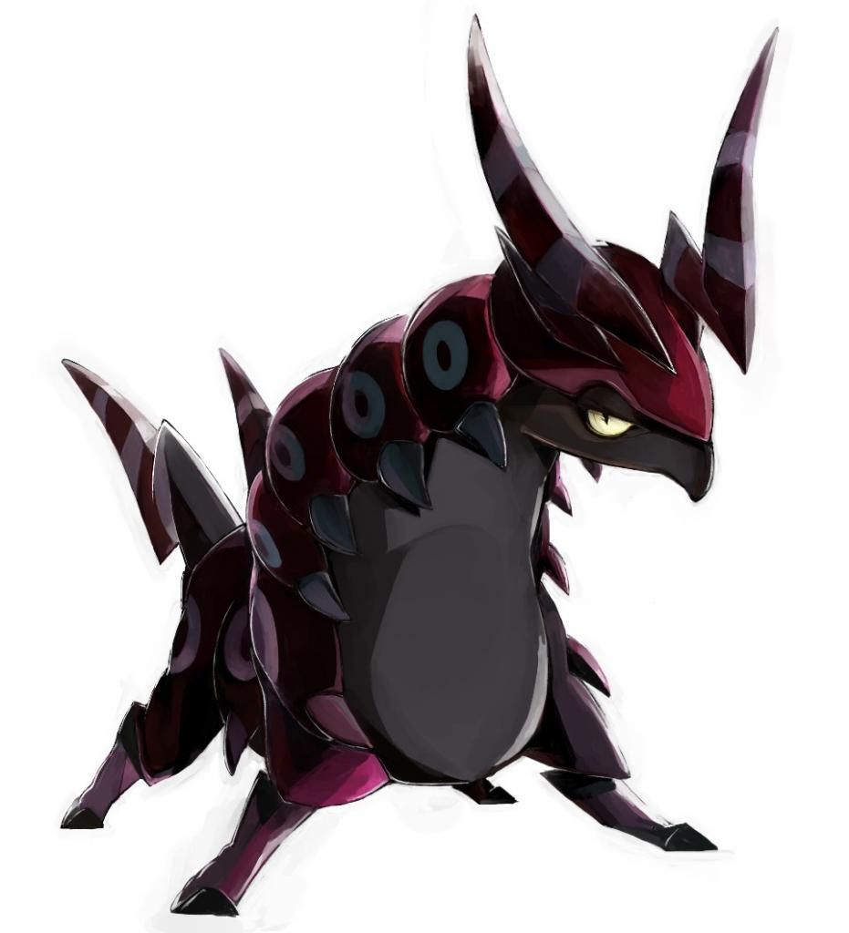 SCOOOOOLIPEDE actually I think this one is a shiny, which is the COOLEST SHINY EVER ON ANY POKEMON. This thing is seriously like 8 feet high.