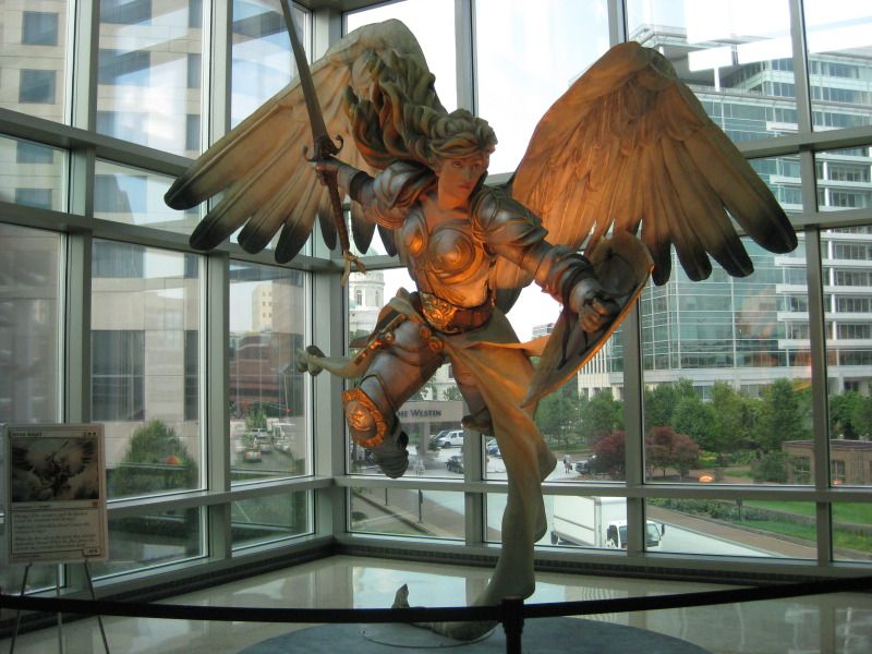 Serra Angel Giant Statue