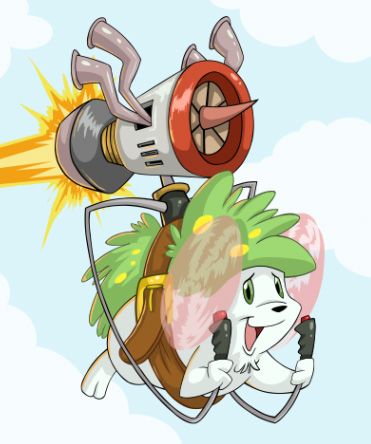 Shaymin Sky Forme by Cotton gravy