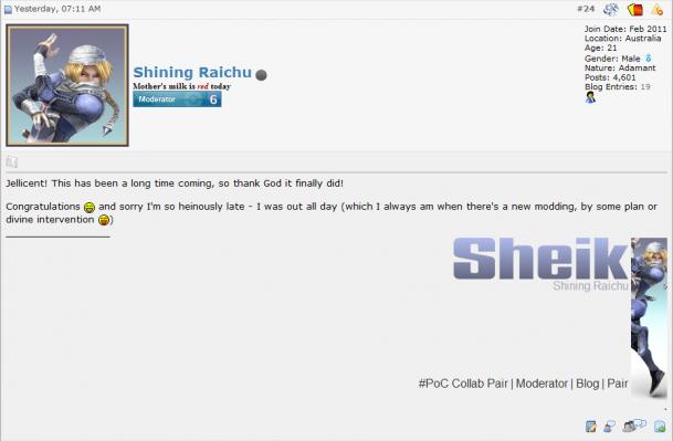 Shining Raichu - Sheik