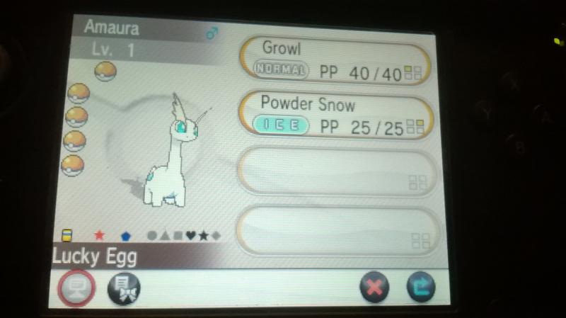Shiny Amaura! <3 (7 Eggs MM) - male
