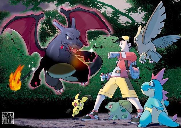 Shiny charizard from pokemon pokede