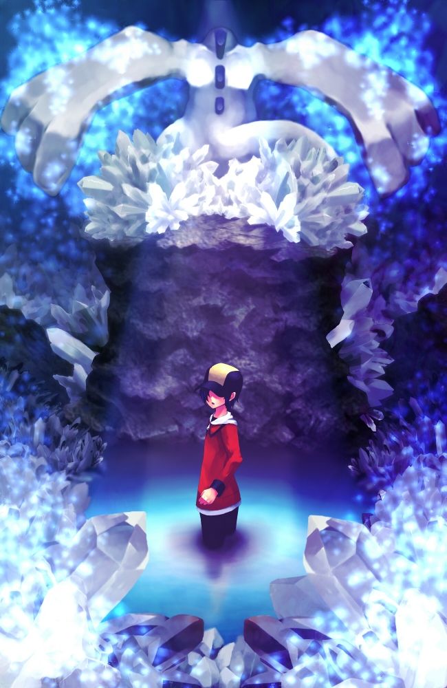 shiny crystal and water effects :3 (I haven't fought Lugia yet in HG, come to think of it...)