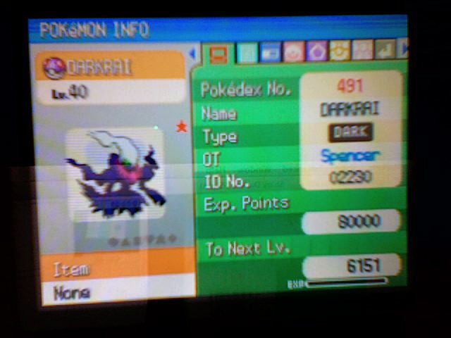 Shiny Darkrai