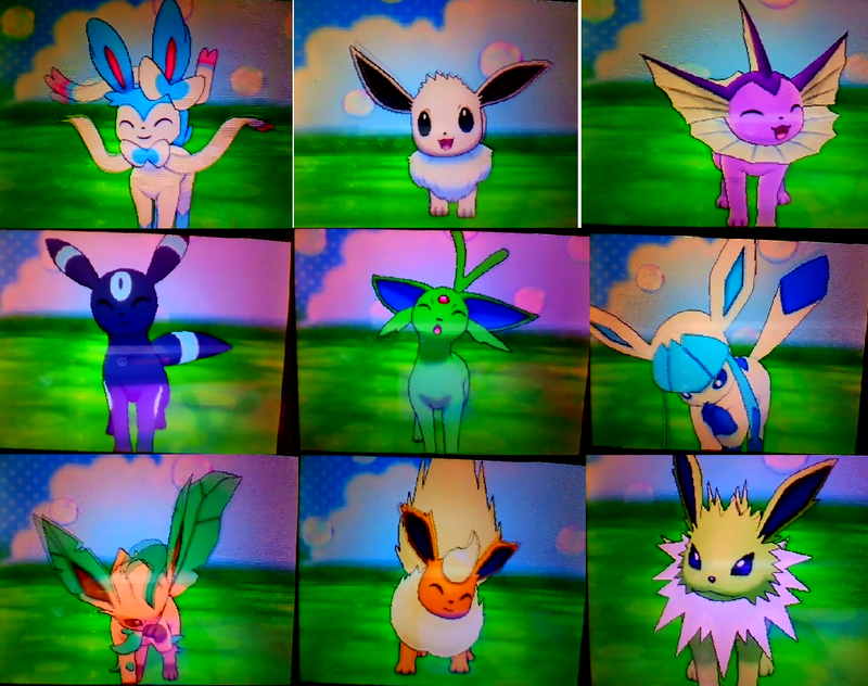 Shiny Eeveelutions.