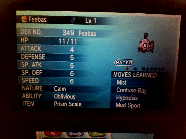 Shiny Feebas