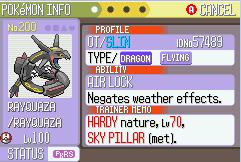 Shiny Rayquaza