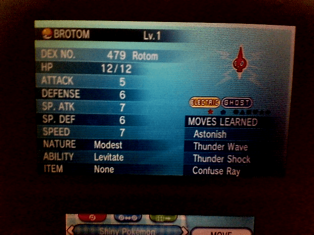 Shiny Rotom :)