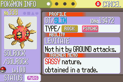 Shiny Solrock