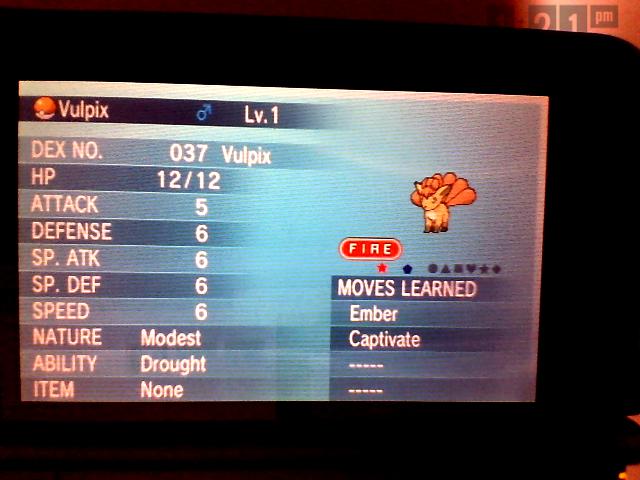 Shiny Vulpix after year of not hunting <3