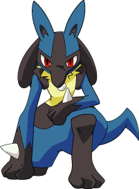 sitting lucario