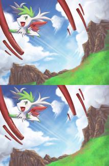 Sky Forme Shaymin by cherubchan from Deviantart.