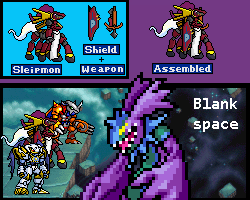Sleipmon sprite in BS style (or that was I intended to do XDD)