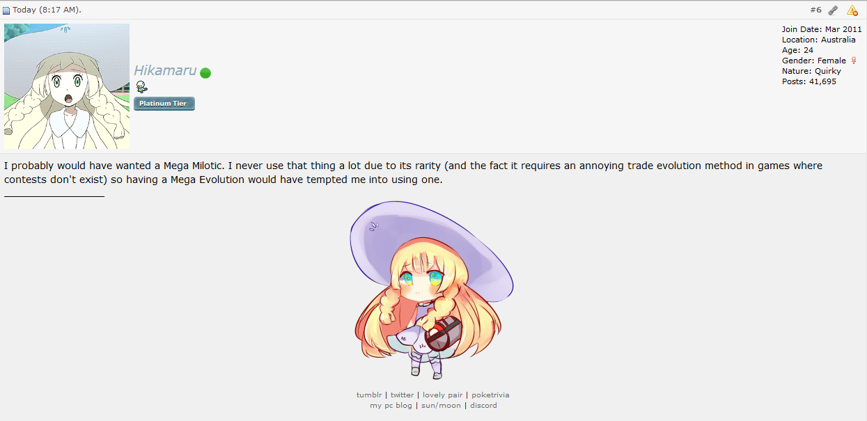 So I'm somehow Platinum Tier now