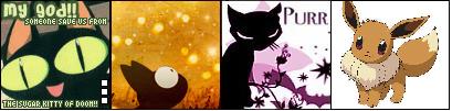 Some cute lil' avatars that I put in my myspace profile. x3