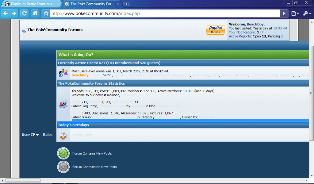 somebody brokeded da forum 8(