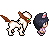 Something I made for a temporary DeviantArt icon.
Cute, but They don't look like they're aligned.