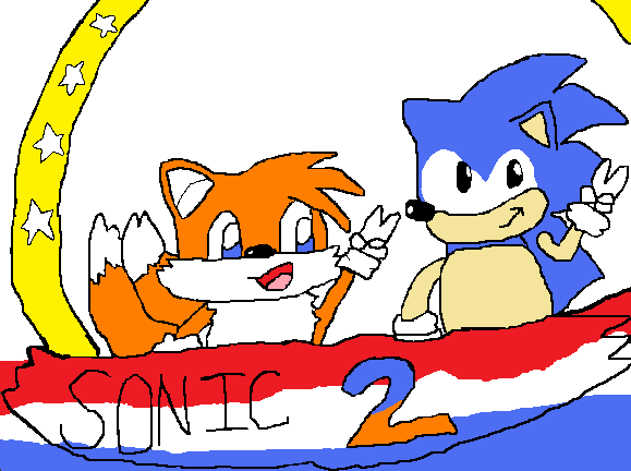 Sonic 2 Title Screen