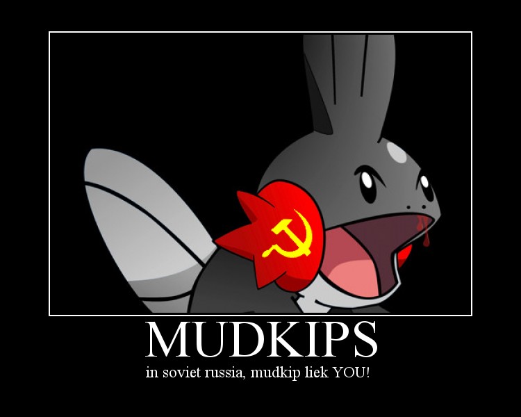 Soviet Mudkip by supermariotwins