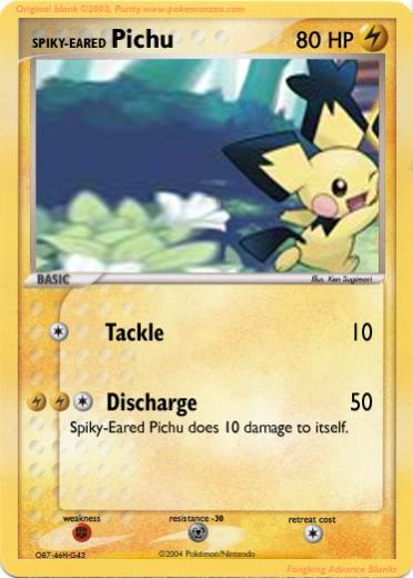 spiky eared pichu