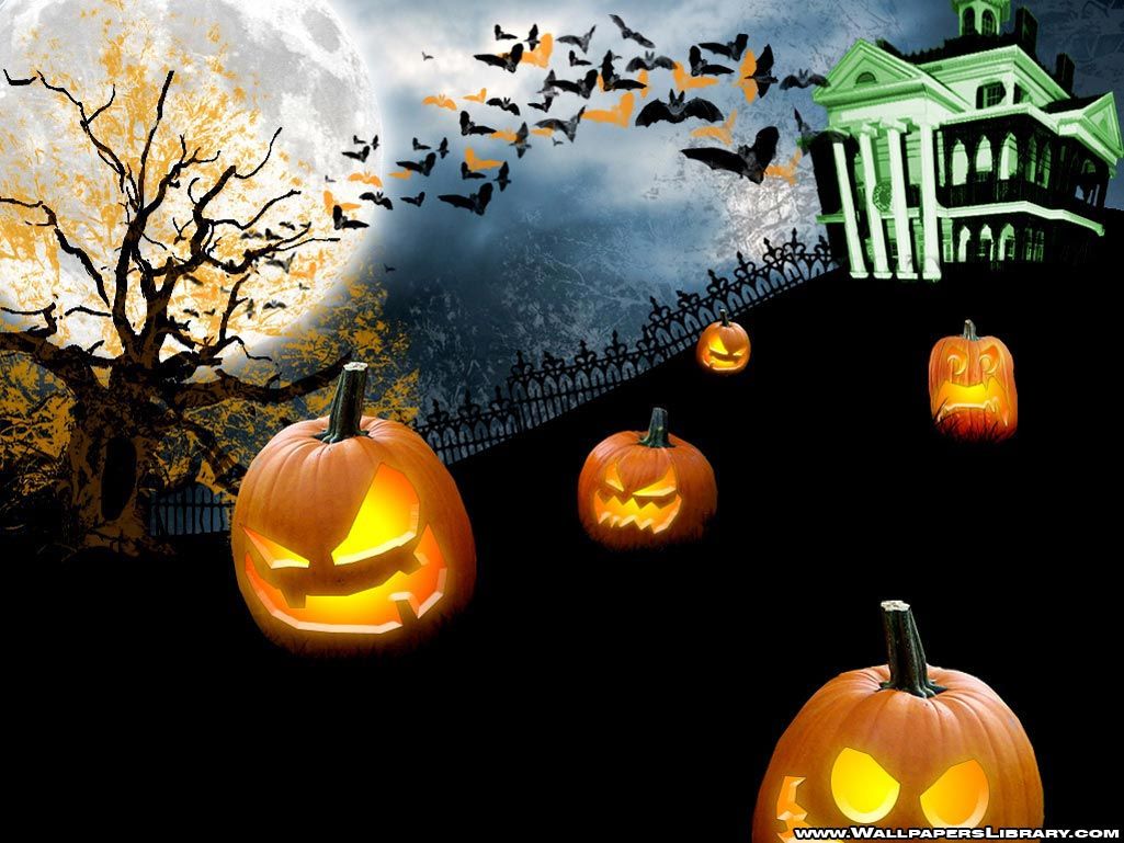 spooky halloween wallpaper