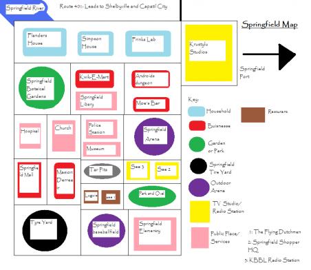 Springfield Map