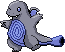 Spritzigon, A Dragon/Water type Pokemon I created. It uses it's tail as a sort of water gun, and it's chubbiness renders its small wings useless.