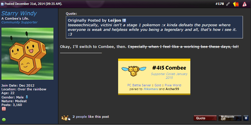 Starry Windy - Combee