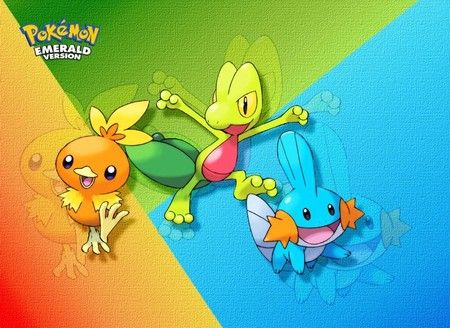 Starter Pokemon of Hoenn