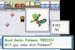 Starter Selection - Treecko (My Starter)