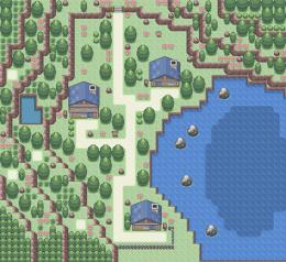 Starter town where you aquire your Pokemon from your friend who claims you left it round there house the previous night.