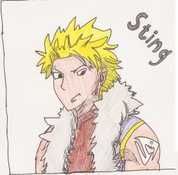 Sting from the anime Fairy Tail