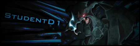 Student D1 - Electrifying Black Yin/Zekrom:

The Zekrom sig was made by my friend too. He did a good job removing the background of the Zekrom pic (un