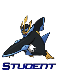 Student - Empoleon:

This is one of my transparent avatars. I used it in some forums, serving it as my default avatar. I used Empoleon 'cause he is my