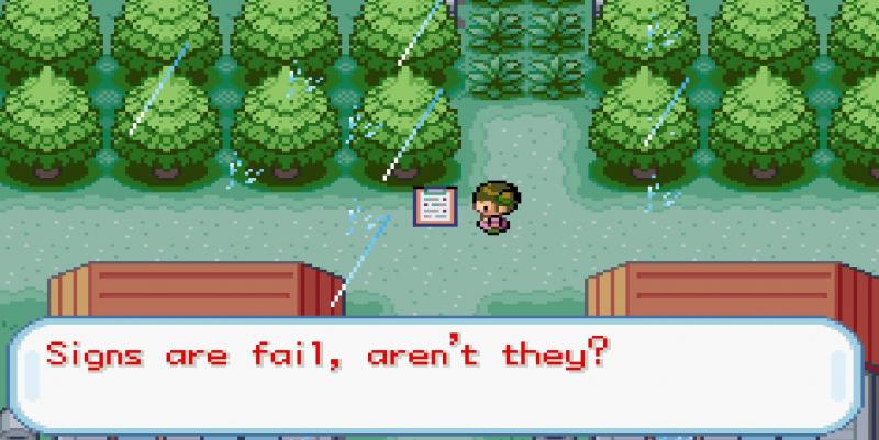 Stupid trainer signs
