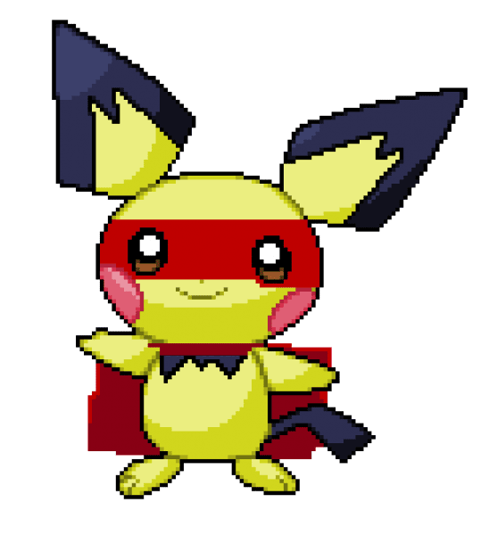 Super Pichu Pixel art