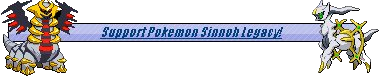 Support Pokemon SinnohLegacy
