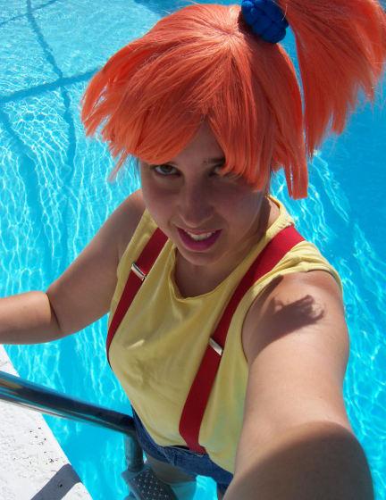 Taking a Dip in the Ceruleun City Pool.