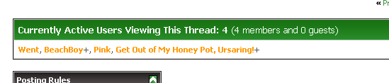 Taking over a OVP thread XD