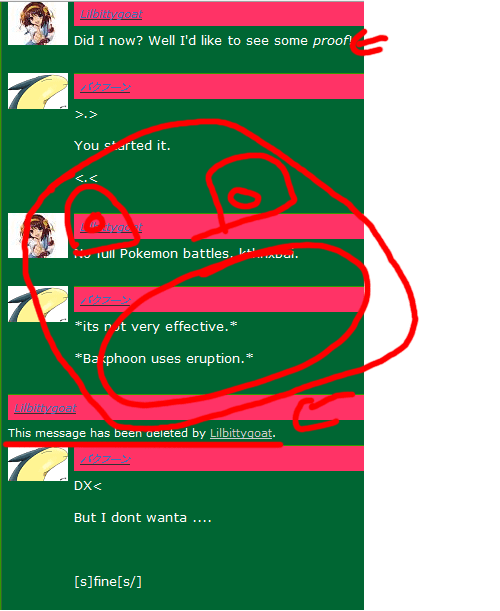 Tampering with the evidence. D: