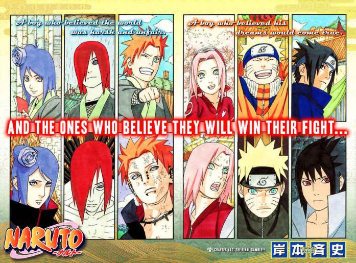 Team Seven and Nagato's Team