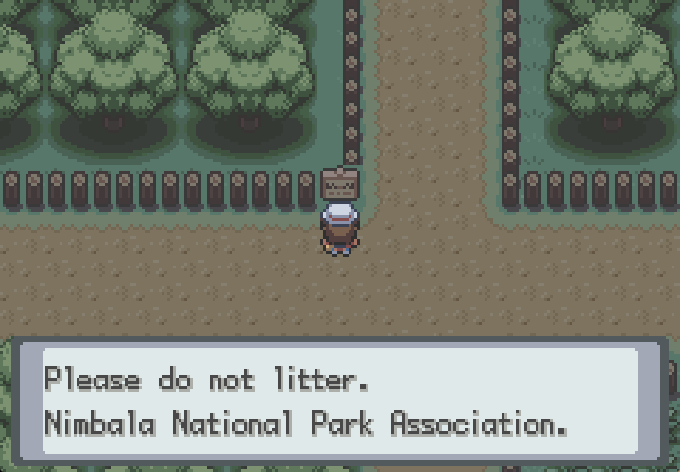 Teshinde Forest is Nimbala's oldest national park. Please do not litter there.