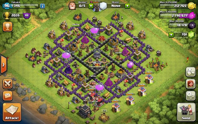 TH9 farming base.  12/4/2014.