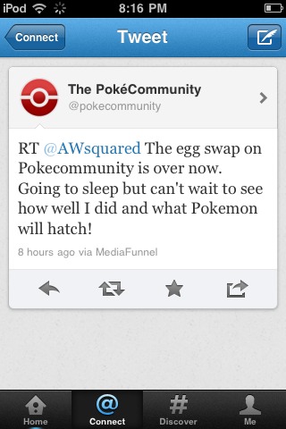 That awesome moment PC retweets you.