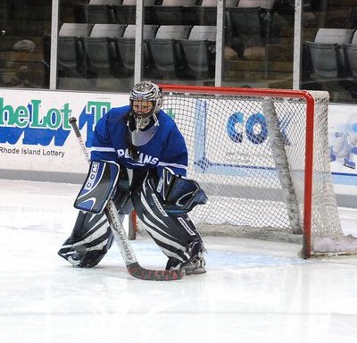 That's me, in one of our scrimmages.